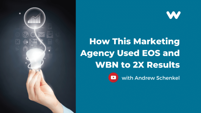 how this marketing agency used eos and wbn to 2x results